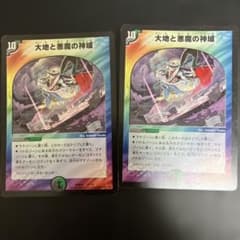 デュエマ　大地と悪魔の神域　2枚のサムネイル