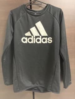 adidas キッズ トレーナー ブラック 160のサムネイル