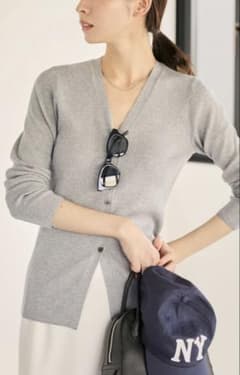 Plage floche rib カーディガンのサムネイル