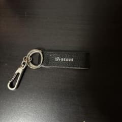BEAMS キーホルダー ブラック レザーのサムネイル