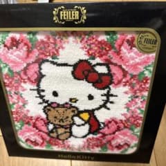 昔のながらの赤リボンキティが可愛いタオルです。のサムネイル