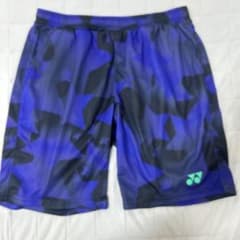バドミントン用青パンツ 幾何学模様 トレーズ専用 ヨネックス 幾何学模様 バドミントンパンツ kanoさん専用 - メルカリ