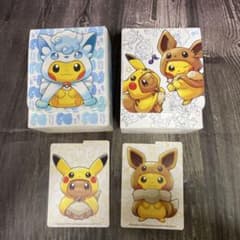 ポケモンカード　ポンチョを着たピカチュウ　デッキケース　2点セット　A1214A