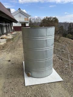 米びつ 特大 昭和レトロ ブリキ缶？ 古道具 引取り優先 近隣地域配達