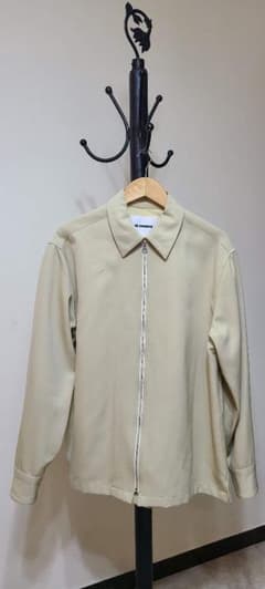 2023ss JIL SANDER ウールジップシャツジャケット - メルカリ
