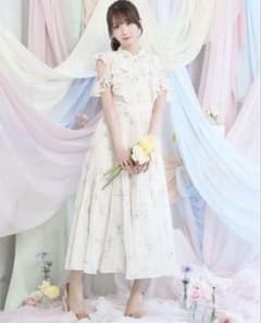 Rose Muse Tulip chiffon dress ロゼミューズ