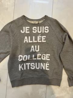 KITSUNE TEE コットン スウェット　グレーのサムネイル