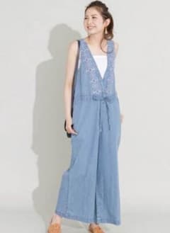 URBAN RESEARCH sonny label クロスステッチ サロペットのサムネイル