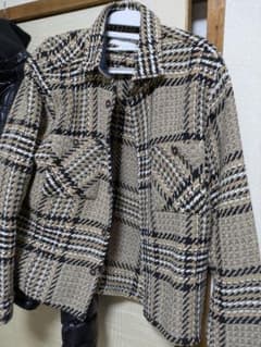 美品 wax london チェック柄 ネルシャツ M ブラウンのサムネイル