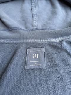 vintage GAP オーバーサイズフルジップパーカー ブルー XLのサムネイル