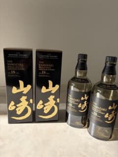 モリさん専用！山崎 18年 シングルモルト空瓶からびん - メルカリ