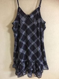大きいサイズ  3L  バーバリーチックな可愛いワンピースのサムネイル