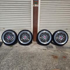 レグザス１７インチホイールセット軽自動車で使用してました5.5Jインセット+45 レグザス17インチホイールセット5.5Jインセット+45 - メルカリ