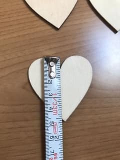 木製 ハートチップ 結婚式に！のサムネイル