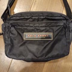 POLO SPORT ラルフローレン　ショルダーバッグ ブラック　90年代
