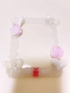 ホイップデコ 白ピンク ハンドメイドのサムネイル