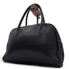 Agnes b. Black Leather Shoulder Bag Y2k - メルカリ