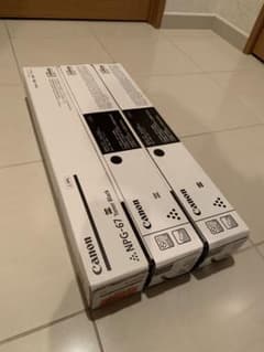 Canon NPG-67 ブラックトナーカートリッジ ３本のサムネイル