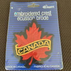 CANADA メープルリーフ 刺繍ワッペンのサムネイル