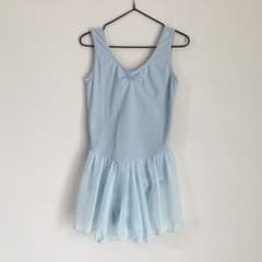 レオタード metroart 130cm  2XL 水色 ライトブルー　スカートのサムネイル