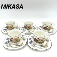 MIKASA ミカサ　花柄陶器ティーセット　MONTPELLIER 15点セット 2026年最新】Yahoo!オークション -mikasa 食器 花柄の中古品・新品・未