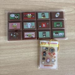サンリオ ごほうびシール風チャーム&チョコブロックシール　バツ丸　けろっぴのサムネイル