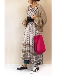 ■■TODAYFUL ジョーゼットパターンドレス■■のサムネイル