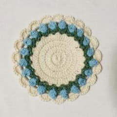 コースター 編み物 ハンドメイドのサムネイル