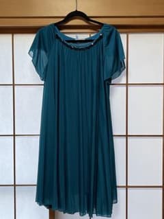 ◆LL〜3L◆美品◆ローズティアラフォーマルドレス　コバルトのサムネイル