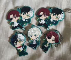 윈드 브레이커 고무 열쇠 고리 5 개 세트