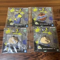 Splatoon 3 Ichiban Kuji Prize G Rubber Charm 4-Piece Set