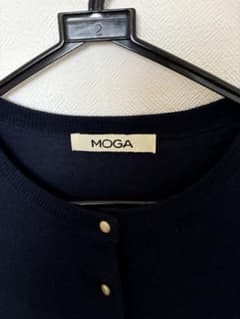 MOGA ネイビー ボタン付きカーディガンのサムネイル