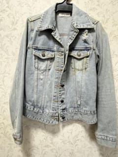 BABY SOUL デニムジャケット ライトブルー ダメージ加工のサムネイル
