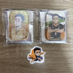 ハイキュー!! 澤村大地　缶バッジ　ステッカー　3点セットのサムネイル