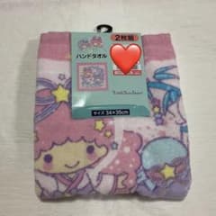 しまむら 七夕限定 キキララ 七夕リトルツインスターズ ハンドタオル 2