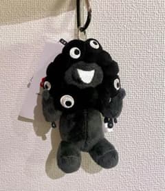 大阪万博　黒ミャクミャク　カラビナ　マスコット　キーホルダー　お座り　ブラックのサムネイル