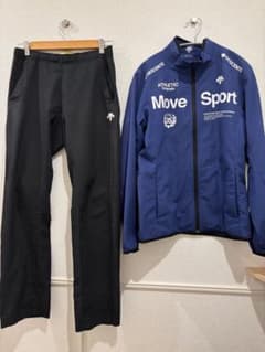DESCENTE Move Sport ジャージ上下セット ブルーのサムネイル