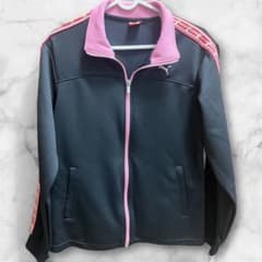 PUMA 黒/ピンク ジャケット Mサイズのサムネイル