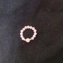 ★ハンドメイド ローズクォーツ指輪★のサムネイル