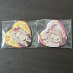 NARUTO ナルト 春野サクラ サンリオ ハート ホロ 缶バッジ - メルカリ