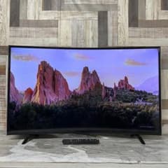 全国送料込❣️希少ジョワイユ48型湾曲画面液晶テレビWチューナー外付
