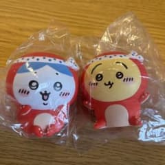 ちいかわ　ソフビフィギュア2   たこぎ　ハチワレ　うさぎのサムネイル