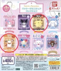 サンリオキャラクターズパッケージミニチュアコレクション 2点セット