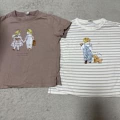 キャラクターイラストTシャツ2枚セットのサムネイル
