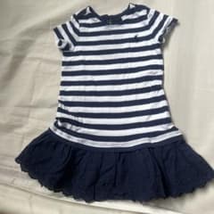 Ralph Lauren ボーダー ワンピース 紺白のサムネイル