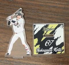 オリックス・バファローズ　コロチャレA賞　中川圭太選手特大アクリルスタンド オリックスバファローズ コロチャレ C賞 アクスタ 中川圭太 - メルカリ