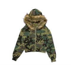 美品 9/s PROJECT ジップパーカー 迷彩 ストリート系 - メルカリ