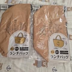 ランチバッグ クラフト 保冷保温 2個セット