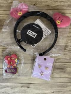 BT21 TATA 카츄샤 피어스 매력 3점 세트