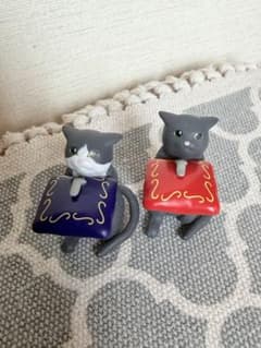 結婚してくニャさい リングスタンドコレクション 2種セット くろ はちわれのサムネイル